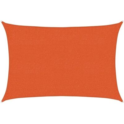 vidaXL Sunshade Sail 160 g/m² Orange 2x2.5 m HDPE Outdoor Patio Shade Canopy vidaXL Sunshade Sail 160 g/m² Orange 2x2.5 m HDPE Outdoor Patio Shade Canopy