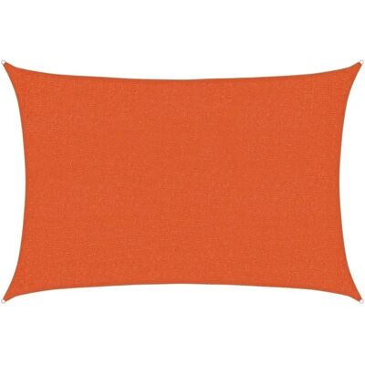 vidaXL Zonnescherm Zeil 160 g/m² Oranje 2x3 m HDPE - Zonnescherm vidaXL Zonnescherm Zeil 160 g/m² Oranje 2x3 m HDPE - Zonnescherm