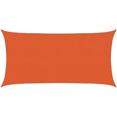 vidaXL Zonnescherm Zeil 160 g/m² Oranje 2x3.5 m HDPE - Zonnescherm Zeil vidaXL Zonnescherm Zeil 160 g/m² Oranje 2x3.5 m HDPE - Zonnescherm Zeil