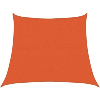 vidaXL Zonnedoek 160 g/m² Trapezvorm Oranje - Zonnescherm vidaXL Zonnedoek 160 g/m² Trapezvorm Oranje - Zonnescherm