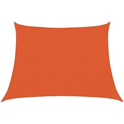 vidaXL Trapezoid Sunshade 160 g/m² Orange 4/5x3 m HDPE vidaXL Trapezoid Sunshade 160 g/m² Orange 4/5x3 m HDPE