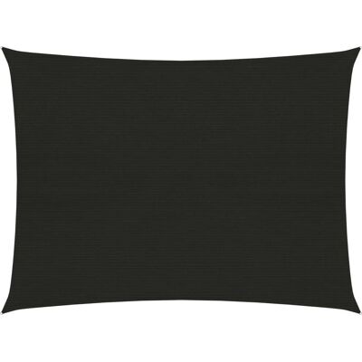 vidaXL Sonnensegel 160 G/M² 2X3 M Hdpe Schwarz Größe: 2 x 3 m vidaXL Sonnensegel 160 G/M² 2X3 M Hdpe Schwarz Größe: 2 x 3 m