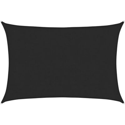 vidaXL Sonnensegel 160 g/m² Schwarz 2,5x4 m HDPE Sonnenschutz vidaXL Sonnensegel 160 g/m² Schwarz 2,5x4 m HDPE Sonnenschutz
