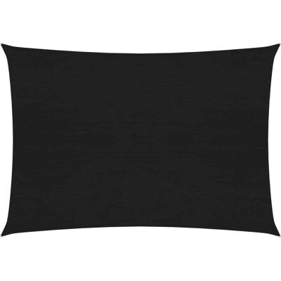 vidaXL Schwarzer 3x4,5 m Sonnensegel - Sonnenschutz UV vidaXL Schwarzer 3x4,5 m Sonnensegel - Sonnenschutz UV