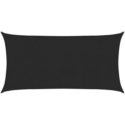 vidaXL Sonnensegel Schwarz 3x6 m HDPE UV-Schutz vidaXL Sonnensegel Schwarz 3x6 m HDPE UV-Schutz