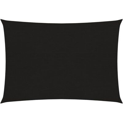 vidaXL Zonnedoek 160 g/m² Zwart 4x5 m HDPE - Zonnedoek vidaXL Zonnedoek 160 g/m² Zwart 4x5 m HDPE - Zonnedoek
