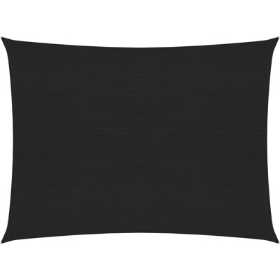 vidaXL Toldo de sombra 160 g/m² Preto 5x6 m HDPE vidaXL Toldo de sombra 160 g/m² Preto 5x6 m HDPE