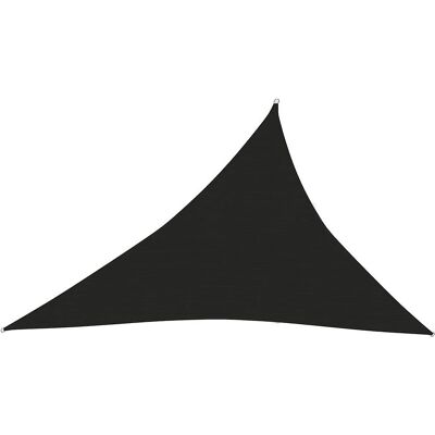 voile d'ombrage vidaXL 160 g/m² Noir 4x5x6.8 m HDPE Abri solaire extérieur voile d'ombrage vidaXL 160 g/m² Noir 4x5x6.8 m HDPE Abri solaire extérieur
