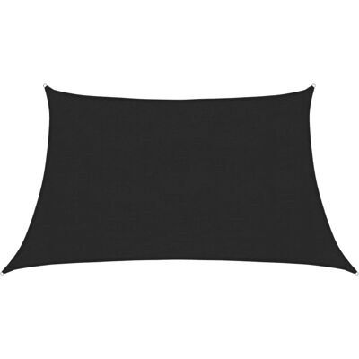 vidaXL Schwarzes 3/4x2 m HDPE Sonnensegel vidaXL Schwarzes 3/4x2 m HDPE Sonnensegel