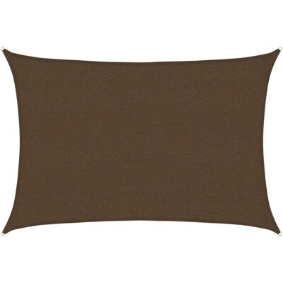 vidaXL Brown 2.5x3.5 m Sunshade Sail - Sunshade Sail vidaXL Brown 2.5x3.5 m Sunshade Sail - Sunshade Sail