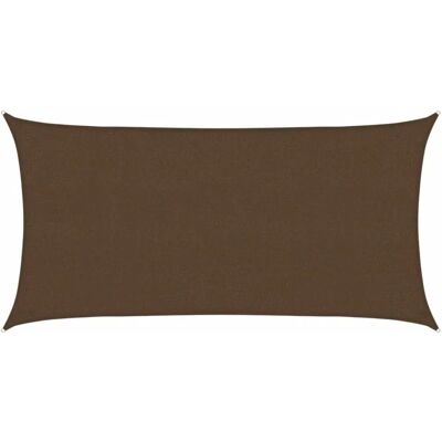 vidaXL Sonnensegel 2,5x5 m Braun UV-Schutz - Sonnensegel vidaXL Sonnensegel 2,5x5 m Braun UV-Schutz - Sonnensegel