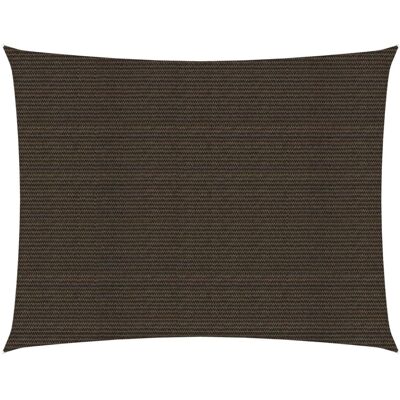 vidaXL Sonnensegel 3x4,5 m Braun UV-Schutz HDPE Garten Terrassenüberdachung vidaXL Sonnensegel 3x4,5 m Braun UV-Schutz HDPE Garten Terrassenüberdachung