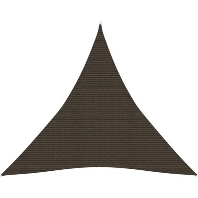 vidaXL Sonnensegel 160 g/m² Braun 3,6x3,6x3,6 m HDPE Gartenschutzdach vidaXL Sonnensegel 160 g/m² Braun 3,6x3,6x3,6 m HDPE Gartenschutzdach
