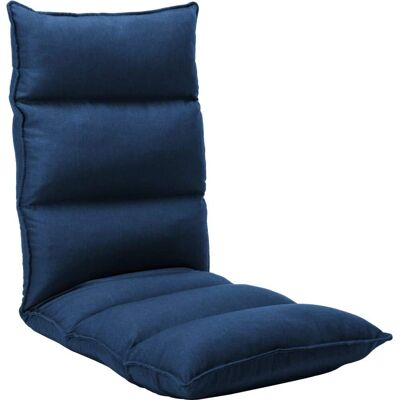 vidaXL Zusammenklappbarer blauer Stoff-Floor-Sessel vidaXL Zusammenklappbarer blauer Stoff-Floor-Sessel