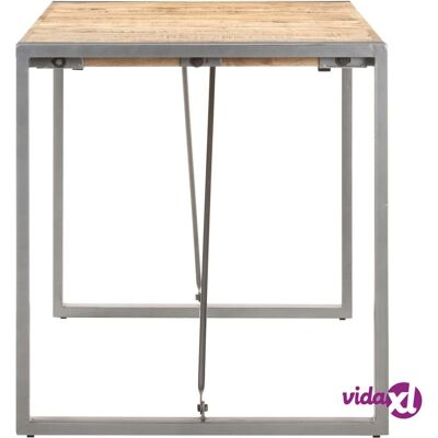 vidaXL Esstisch aus Mangoholz - 160x80x75 cm - Industrieller Stil vidaXL Esstisch aus Mangoholz - 160x80x75 cm - Industrieller Stil