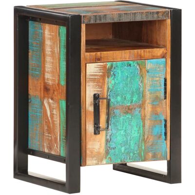 vidaXL Mesita de Noche Madera Reciclada - Mesita vidaXL Mesita de Noche Madera Reciclada - Mesita