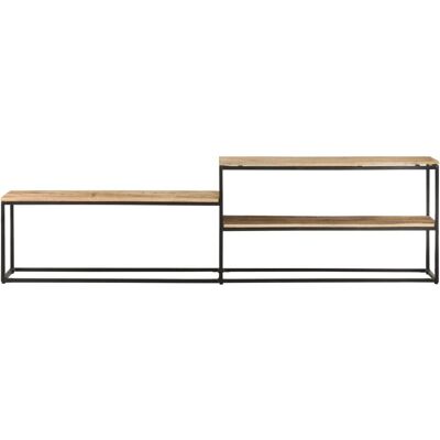 vidaXL 180x30x50 cm Mangoholz TV-Schrank - Industriell Stil vidaXL 180x30x50 cm Mangoholz TV-Schrank - Industriell Stil
