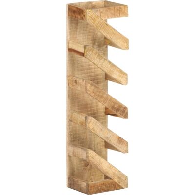 vidaXL 321627 Weinregal - Wandmontage Mango Holz für 5 Flaschen vidaXL 321627 Weinregal - Wandmontage Mango Holz für 5 Flaschen