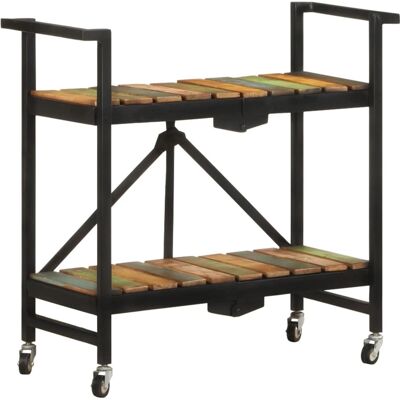 vidaXL Küchenwagen 87X36X81 Cm Mango Massivholz Material: recyceltes Massivholz - Küchenwagen vidaXL Küchenwagen 87X36X81 Cm Mango Massivholz Material: recyceltes Massivholz - Küchenwagen