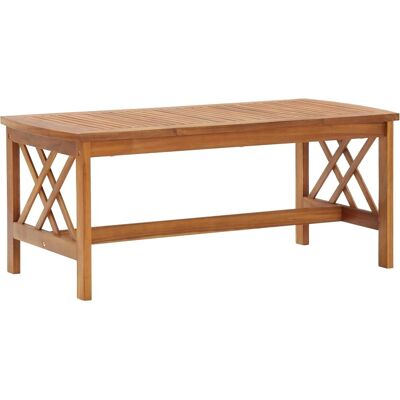 vidaXL Couchtisch - Massives Akazienholz - 102x50x43 cm vidaXL Couchtisch - Massives Akazienholz - 102x50x43 cm