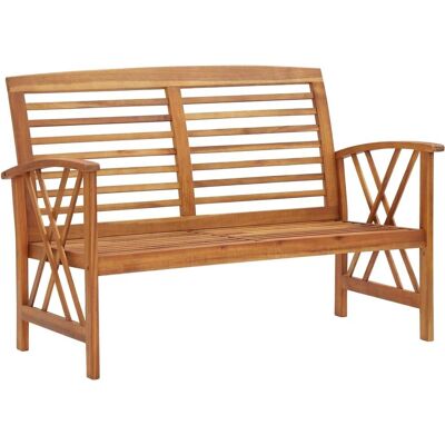 vidaXL Gartensitzbank aus massivem Akazienholz 119 cm vidaXL Gartensitzbank aus massivem Akazienholz 119 cm