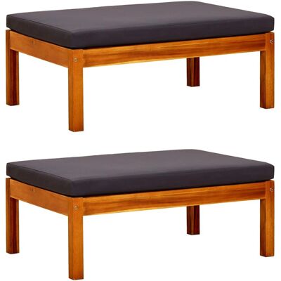 VidaXL Hocker - Robuster Akazien-Gartenhocker VidaXL Hocker - Robuster Akazien-Gartenhocker