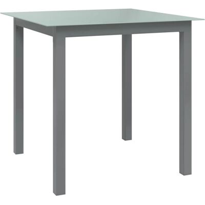 vidaXL Gartentisch Hellgrau - Gartenmöbel vidaXL Gartentisch Hellgrau - Gartenmöbel