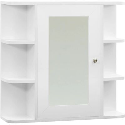 vidaXL Biały MDF mebel łazienkowy - Meble łazienkowe vidaXL Biały MDF mebel łazienkowy - Meble łazienkowe