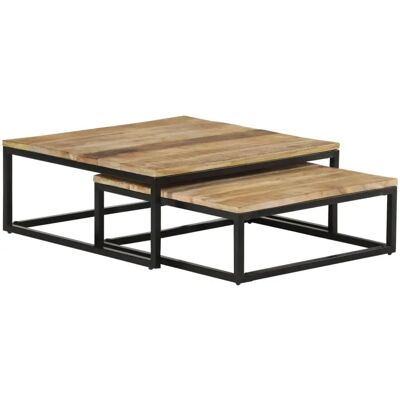 vidaXL 320389 Couchtisch - Industrielles Holz-Nesting-Set vidaXL 320389 Couchtisch - Industrielles Holz-Nesting-Set