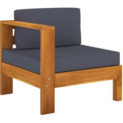 VidaXL Buitenbank - Acaciahout, Stof, Polyester VidaXL Buitenbank - Acaciahout, Stof, Polyester