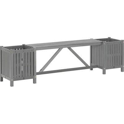 vidaXL Gartensitzbank mit Pflanzkästen - Gartenmöbel vidaXL Gartensitzbank mit Pflanzkästen - Gartenmöbel