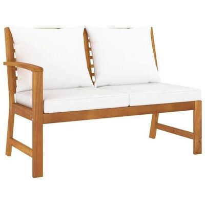 Ławka ogrodowa Nnevl - Drewno akacjowe lite - 114,5cm - Meble ogrodowe Ławka ogrodowa Nnevl - Drewno akacjowe lite - 114,5cm - Meble ogrodowe