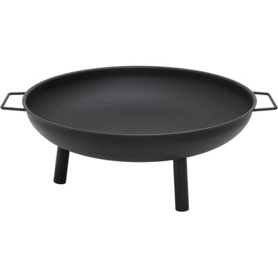 vidaXL Feuerschale - 67,5x58x22,5 cm - Schwarz - Gartengrill vidaXL Feuerschale - 67,5x58x22,5 cm - Schwarz - Gartengrill
