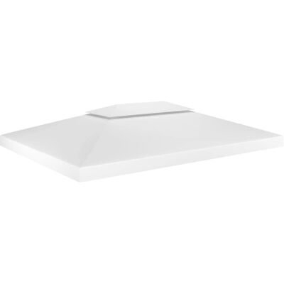 vidaXL 2-laags gazebodakhoes 310 g/m² 4x3 m Wit Vervangend tuinpaviljoen overkapping vidaXL 2-laags gazebodakhoes 310 g/m² 4x3 m Wit Vervangend tuinpaviljoen overkapping