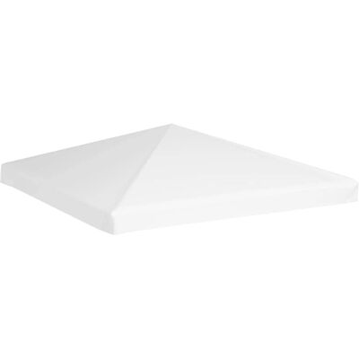 vidaXL Capa superior branca para gazebo 3x3 m - Cobertura de substituição para jardim vidaXL Capa superior branca para gazebo 3x3 m - Cobertura de substituição para jardim