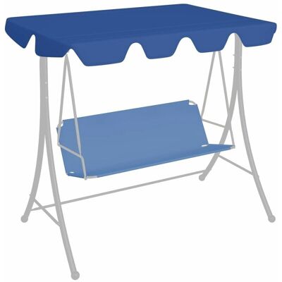 Niebieski zastępczy dach vidaXL dla huśtawki Hollywood - Parasol do huśtawki Niebieski zastępczy dach vidaXL dla huśtawki Hollywood - Parasol do huśtawki