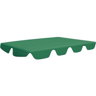 vidaXL Veranda Schaukel Grüne Dachabdeckung - Veranda Schaukel vidaXL Veranda Schaukel Grüne Dachabdeckung - Veranda Schaukel