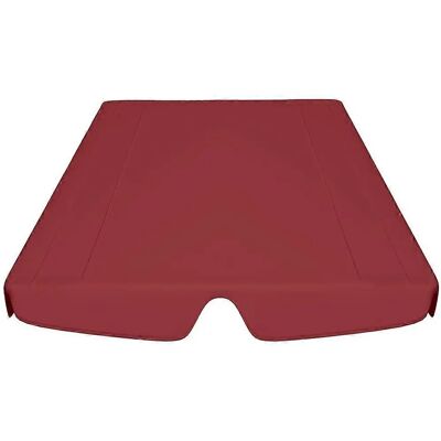 Dach wymienny vidaXL do huśtawki ogrodowej wino czerwone 192x147 cm Dach wymienny vidaXL do huśtawki ogrodowej wino czerwone 192x147 cm