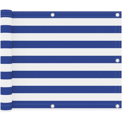 vidaXL Parvekeverho Hiekanväri ja Sininen 75x300 cm Oxford Kangas Yksityisyysaurinko vidaXL Parvekeverho Hiekanväri ja Sininen 75x300 cm Oxford Kangas Yksityisyysaurinko