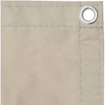 vidaXL Parvekeverho beige 90x300 cm Oxford-kangas Puutarhaaurinkosuoja tuulensuoja - Parvekeverho vidaXL Parvekeverho beige 90x300 cm Oxford-kangas Puutarhaaurinkosuoja tuulensuoja - Parvekeverho