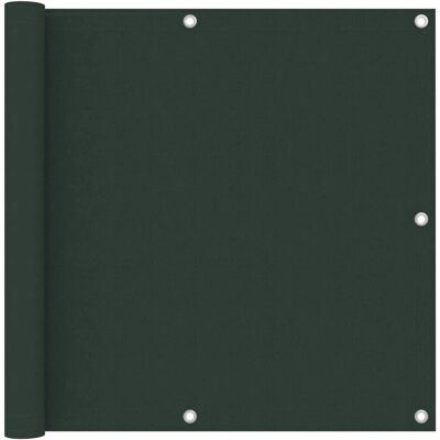 vidaXL Balkon Scherm Donkergroen 90x400 cm Oxford Stof - Balkon Scherm vidaXL Balkon Scherm Donkergroen 90x400 cm Oxford Stof - Balkon Scherm