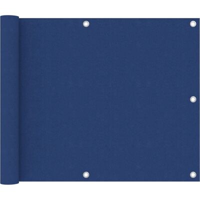 vidaXL Balcony Screen Blue 75x400 cm Oxford Fabric - balcony screen vidaXL Balcony Screen Blue 75x400 cm Oxford Fabric - balcony screen