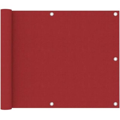vidaXL 75x500 cm Rote Oxford Balkon Sichtschutz vidaXL 75x500 cm Rote Oxford Balkon Sichtschutz