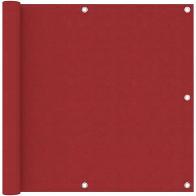 vidaXL Red Balcony Privacy Screen - Balcony Privacy Screen vidaXL Red Balcony Privacy Screen - Balcony Privacy Screen