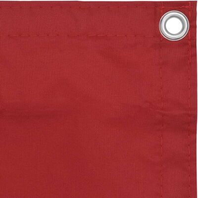 vidaXL Balkon Sichtschutz Rot 120x500 cm Oxford Stoff - Balkon Sichtschutz vidaXL Balkon Sichtschutz Rot 120x500 cm Oxford Stoff - Balkon Sichtschutz