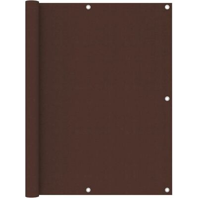 vidaXL Balcony Screen Brown 120x300 cm Oxford Fabric Privacy Sunshade vidaXL Balcony Screen Brown 120x300 cm Oxford Fabric Privacy Sunshade