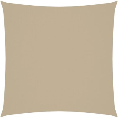 vidaXL Sonnensegel Oxford Stoff Quadrat 5x5 m Beige - Sonnensegel vidaXL Sonnensegel Oxford Stoff Quadrat 5x5 m Beige - Sonnensegel