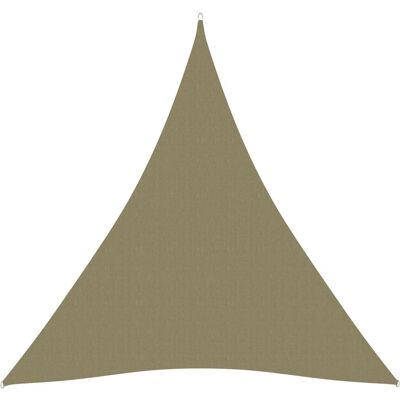 vidaXL Sonnensegel Dreieckig 3x4x4 m Beige - Sonnen- und Regenschutz, Beigetuch vidaXL Sonnensegel Dreieckig 3x4x4 m Beige - Sonnen- und Regenschutz, Beigetuch