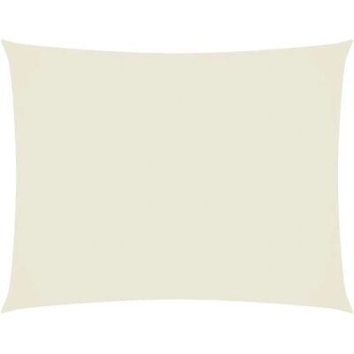 vidaXL Sunshade Sail Oxford Fabric Rectangular 2.5x3.5 m Cream - Sunshade Sail vidaXL Sunshade Sail Oxford Fabric Rectangular 2.5x3.5 m Cream - Sunshade Sail