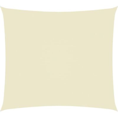 vidaXL Sonnensegel Oxford Stoff Rechteckig 4x5 m Creme - Sonnensegel vidaXL Sonnensegel Oxford Stoff Rechteckig 4x5 m Creme - Sonnensegel